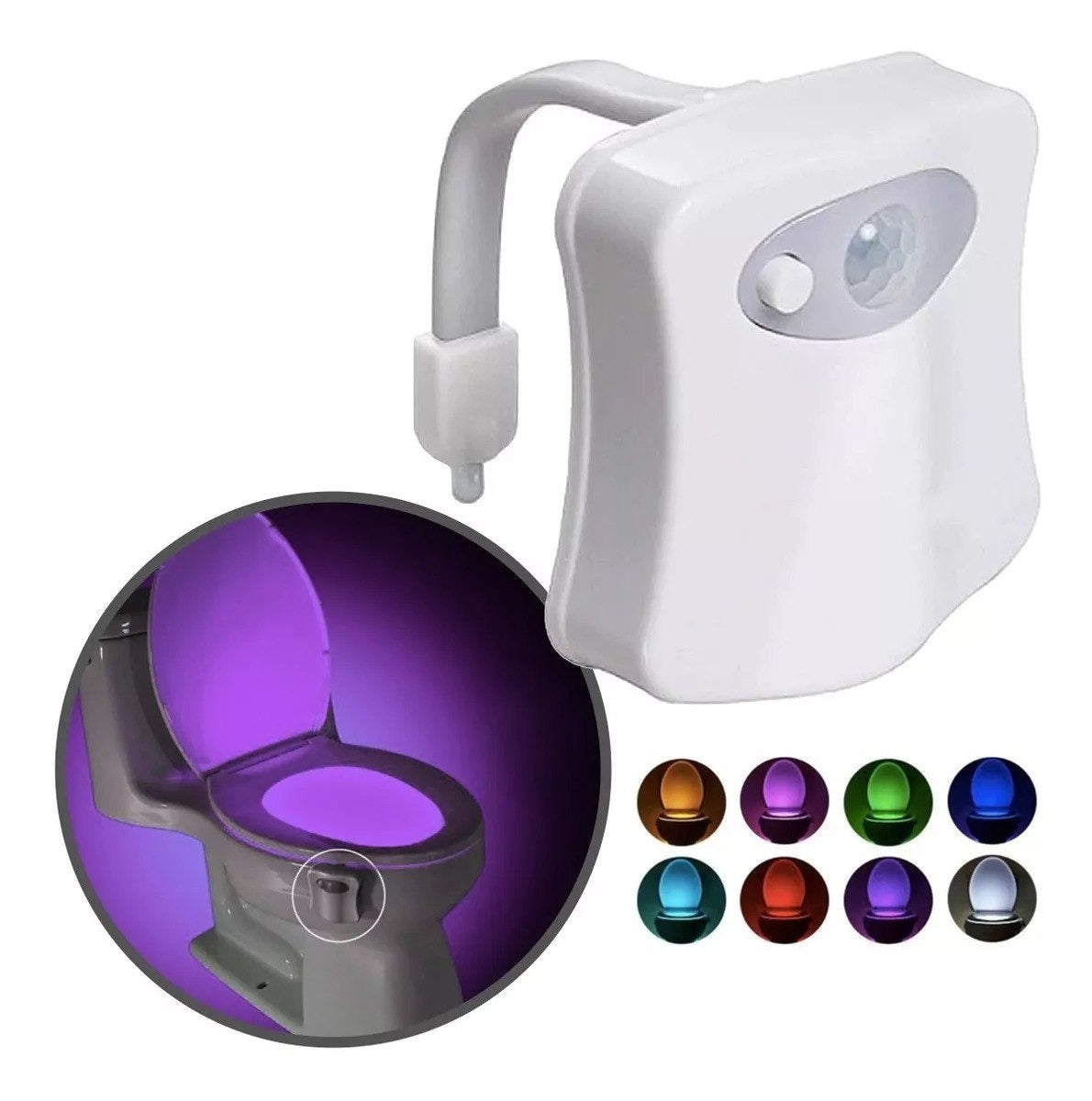 LUZ PARA INODORO CON SENSOR DE MOVIMIENTO