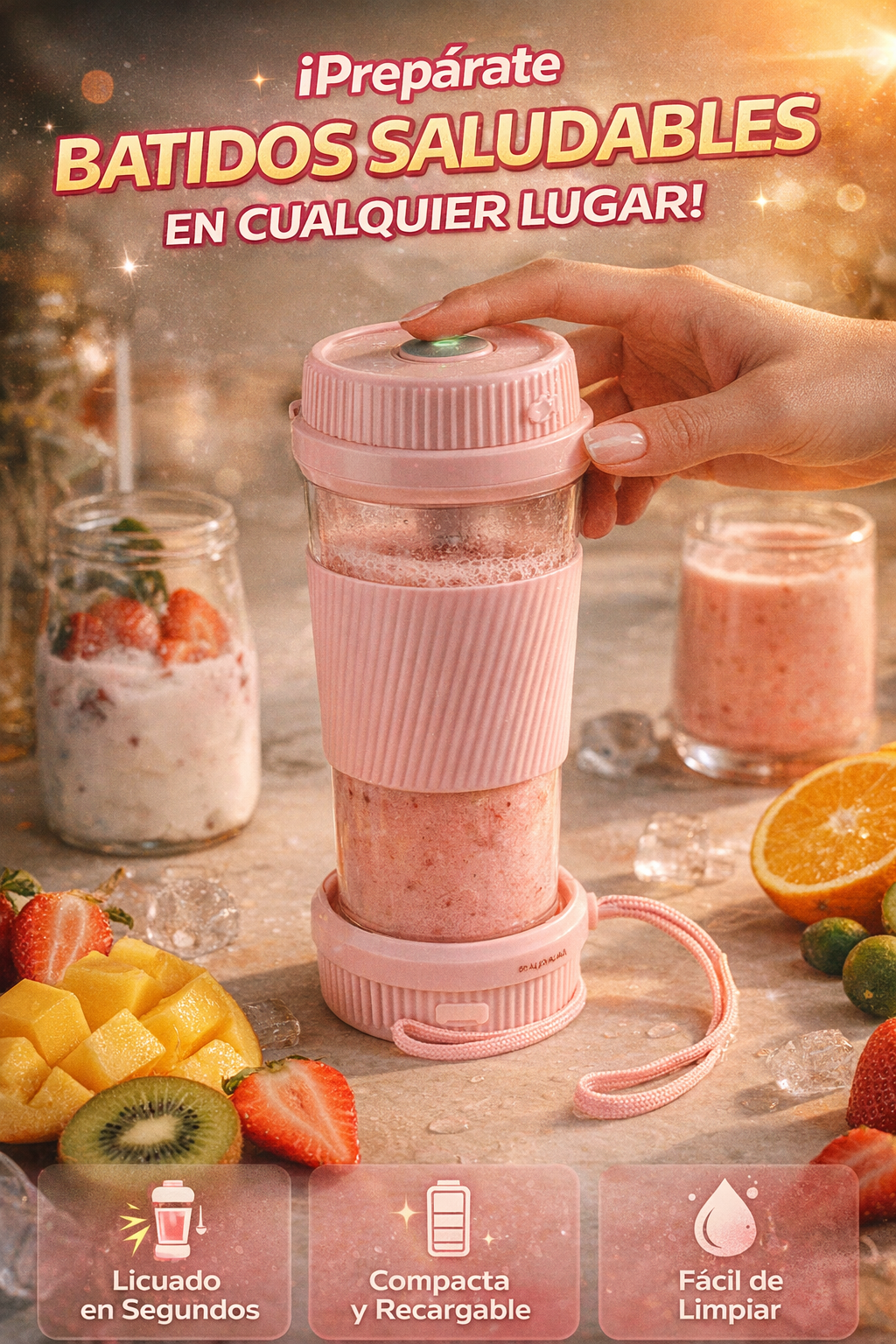 Batidos saludables en cualquier lugar